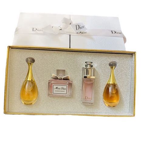 mini perfume sets dior|Dior miniature perfume gift set.